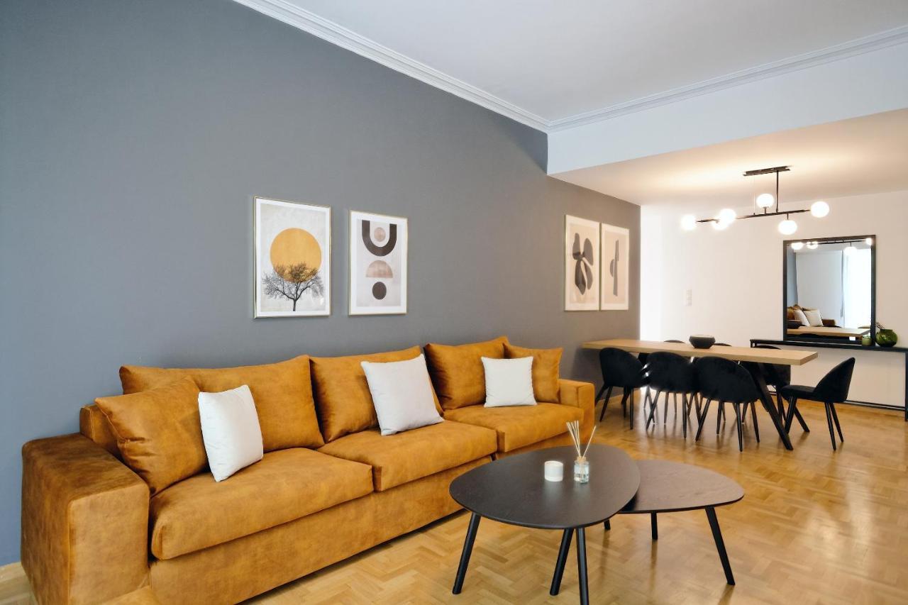 Elegant Big Apartment In Athens Center With Balcony Экстерьер фото