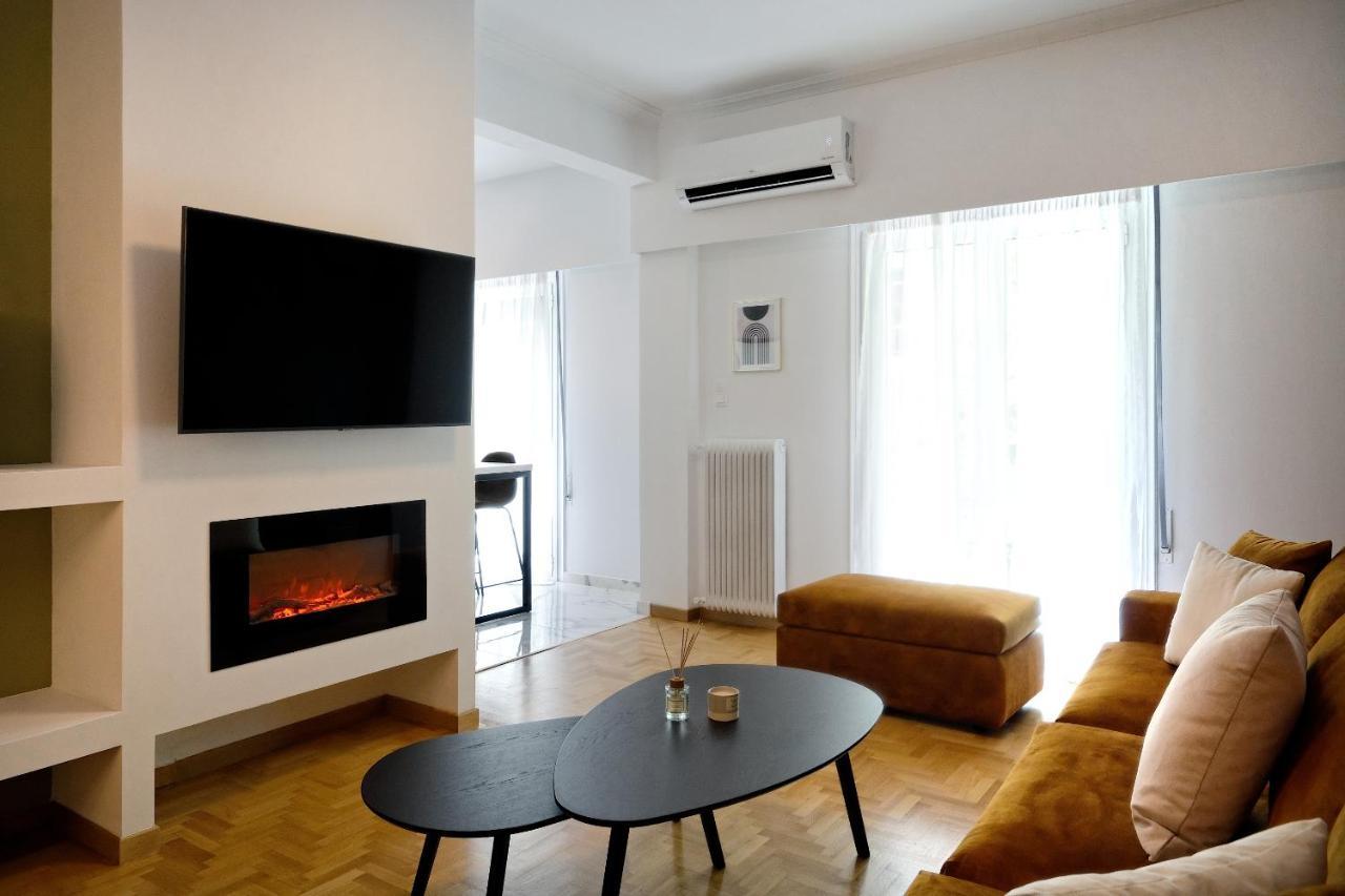 Elegant Big Apartment In Athens Center With Balcony Экстерьер фото