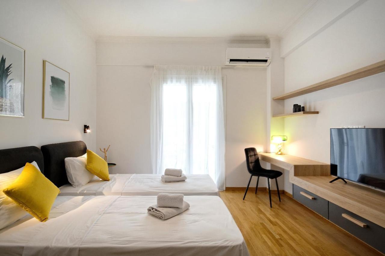 Elegant Big Apartment In Athens Center With Balcony Экстерьер фото